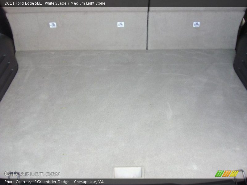 White Suede / Medium Light Stone 2011 Ford Edge SEL