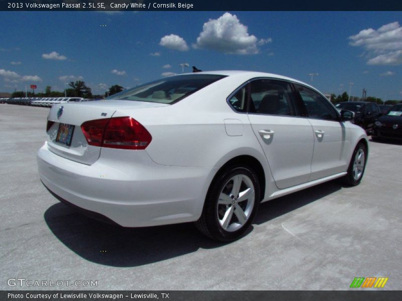 Candy White / Cornsilk Beige 2013 Volkswagen Passat 2.5L SE