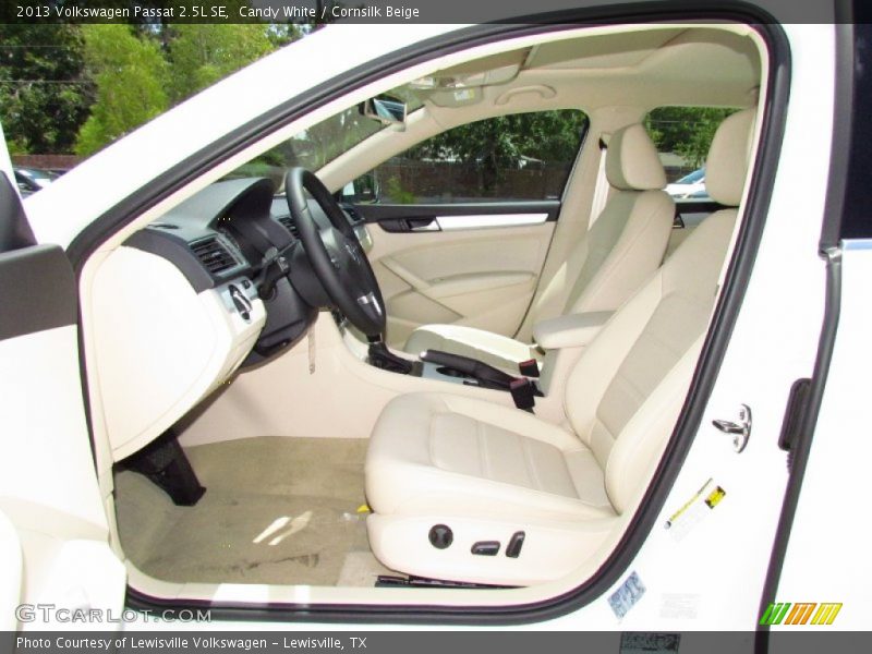Candy White / Cornsilk Beige 2013 Volkswagen Passat 2.5L SE