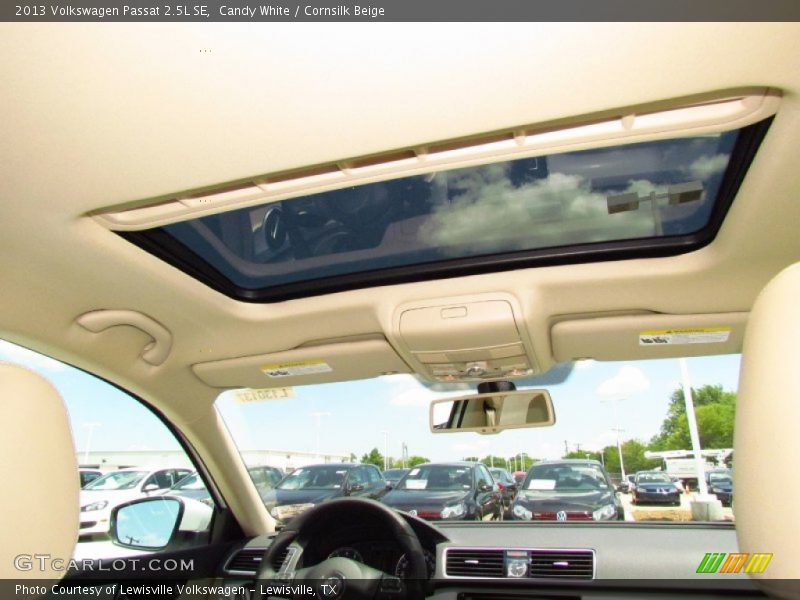 Candy White / Cornsilk Beige 2013 Volkswagen Passat 2.5L SE
