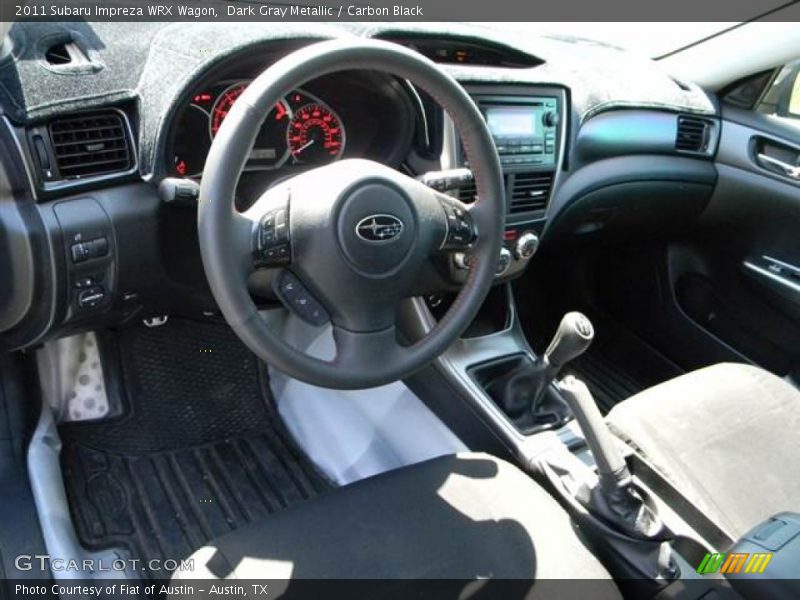 Dark Gray Metallic / Carbon Black 2011 Subaru Impreza WRX Wagon