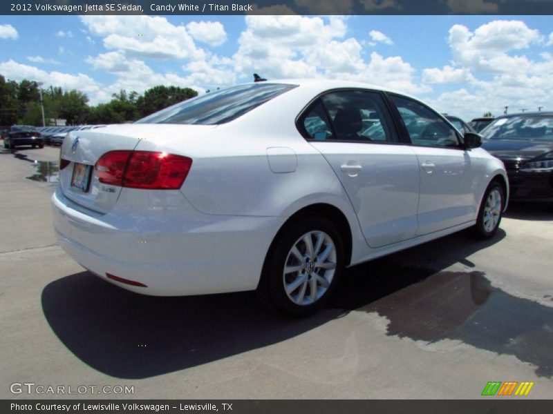 Candy White / Titan Black 2012 Volkswagen Jetta SE Sedan