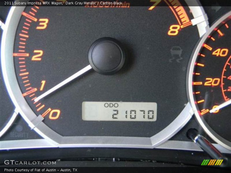 Dark Gray Metallic / Carbon Black 2011 Subaru Impreza WRX Wagon