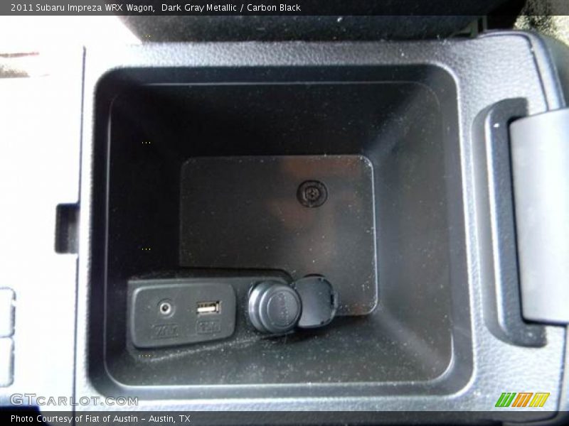 Dark Gray Metallic / Carbon Black 2011 Subaru Impreza WRX Wagon