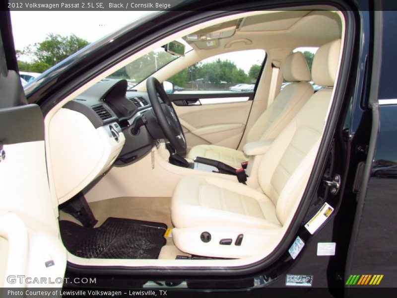 Black / Cornsilk Beige 2012 Volkswagen Passat 2.5L SE