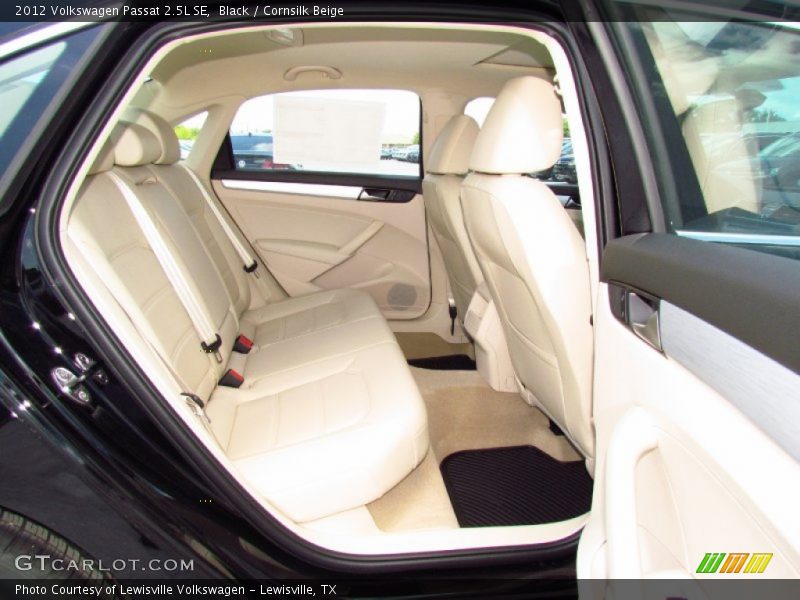 Black / Cornsilk Beige 2012 Volkswagen Passat 2.5L SE