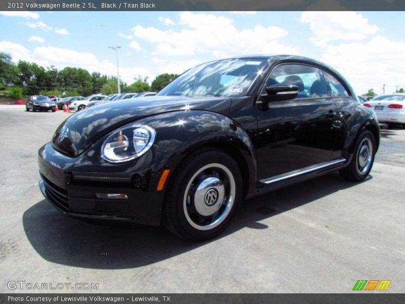 Black / Titan Black 2012 Volkswagen Beetle 2.5L