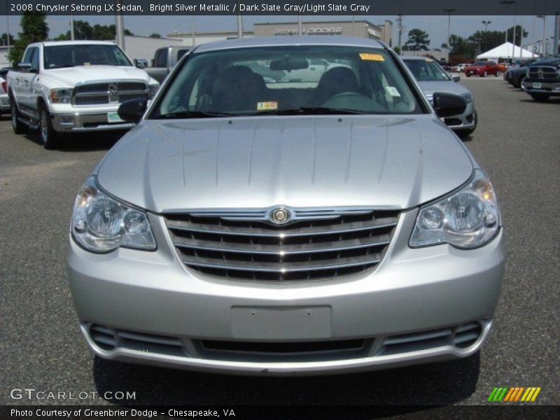 Bright Silver Metallic / Dark Slate Gray/Light Slate Gray 2008 Chrysler Sebring LX Sedan
