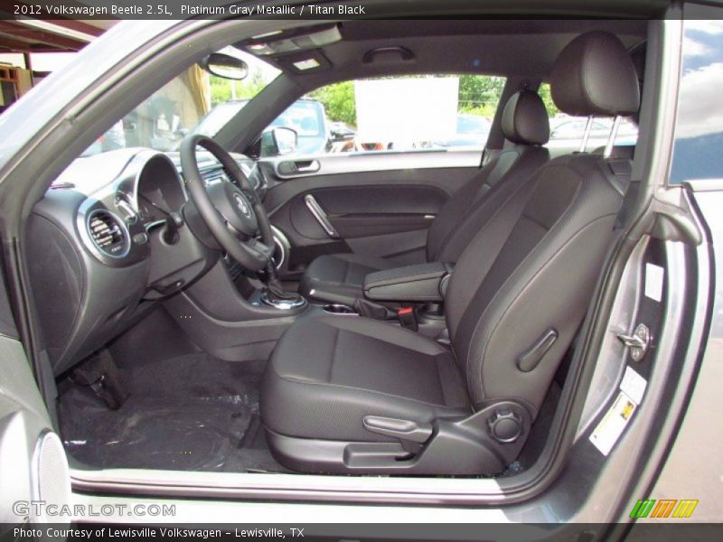 Platinum Gray Metallic / Titan Black 2012 Volkswagen Beetle 2.5L