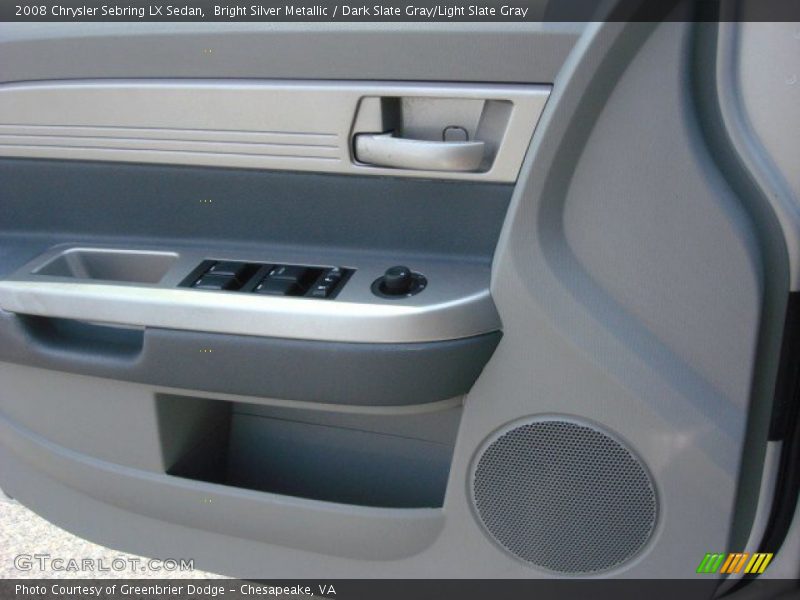 Bright Silver Metallic / Dark Slate Gray/Light Slate Gray 2008 Chrysler Sebring LX Sedan