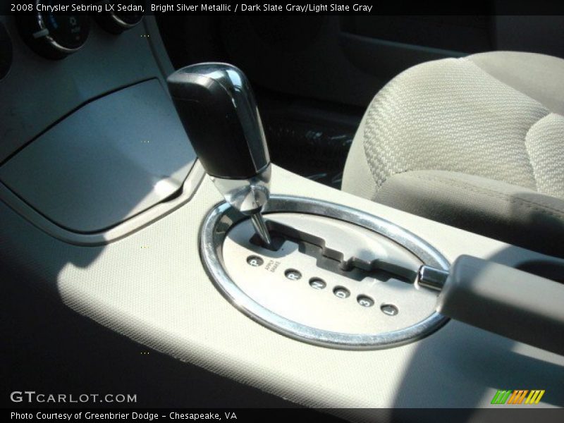 Bright Silver Metallic / Dark Slate Gray/Light Slate Gray 2008 Chrysler Sebring LX Sedan