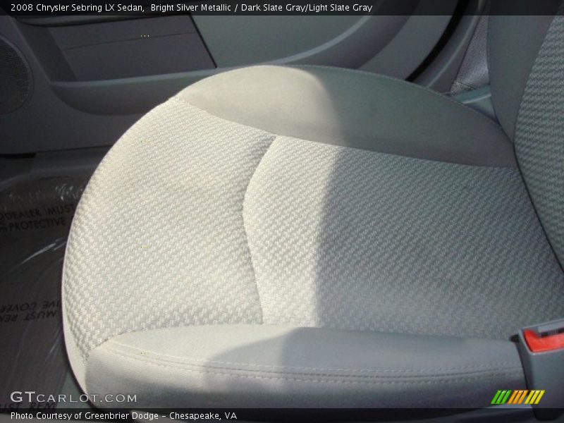 Bright Silver Metallic / Dark Slate Gray/Light Slate Gray 2008 Chrysler Sebring LX Sedan