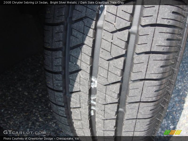 Bright Silver Metallic / Dark Slate Gray/Light Slate Gray 2008 Chrysler Sebring LX Sedan