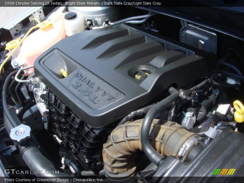 Bright Silver Metallic / Dark Slate Gray/Light Slate Gray 2008 Chrysler Sebring LX Sedan