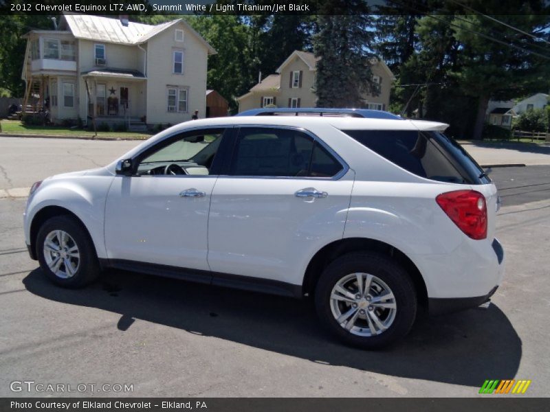 Summit White / Light Titanium/Jet Black 2012 Chevrolet Equinox LTZ AWD