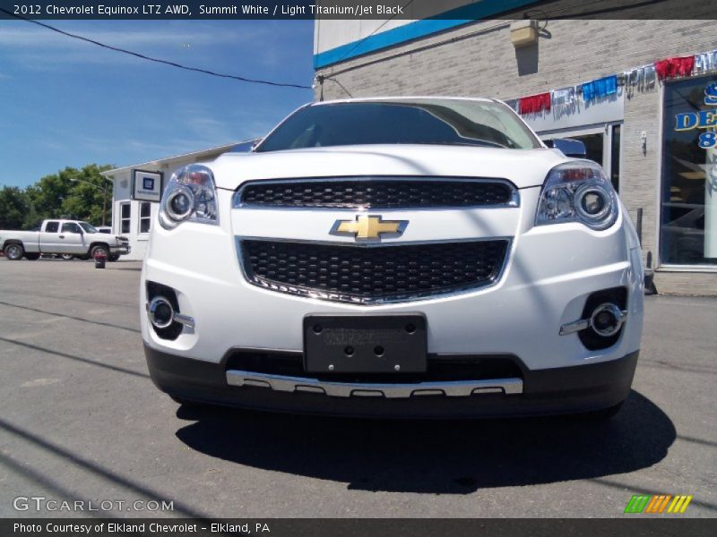 Summit White / Light Titanium/Jet Black 2012 Chevrolet Equinox LTZ AWD