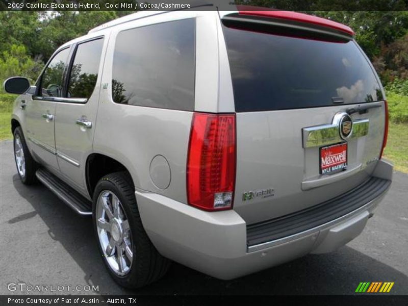 Gold Mist / Cocoa/Cashmere 2009 Cadillac Escalade Hybrid