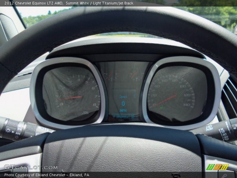 Summit White / Light Titanium/Jet Black 2012 Chevrolet Equinox LTZ AWD