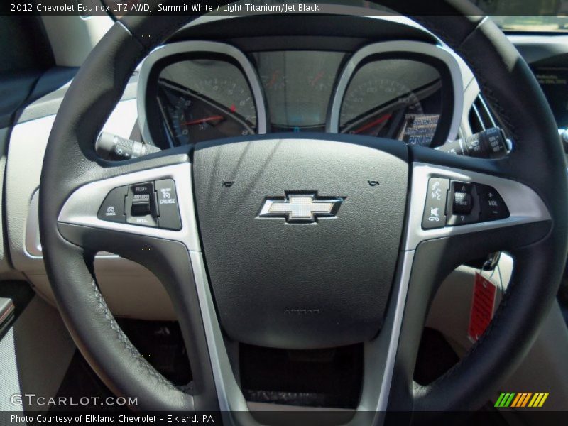 Summit White / Light Titanium/Jet Black 2012 Chevrolet Equinox LTZ AWD