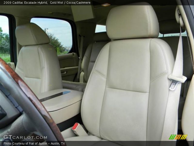 Gold Mist / Cocoa/Cashmere 2009 Cadillac Escalade Hybrid