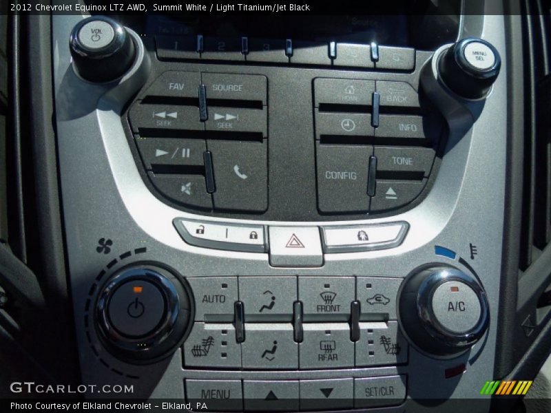 Summit White / Light Titanium/Jet Black 2012 Chevrolet Equinox LTZ AWD