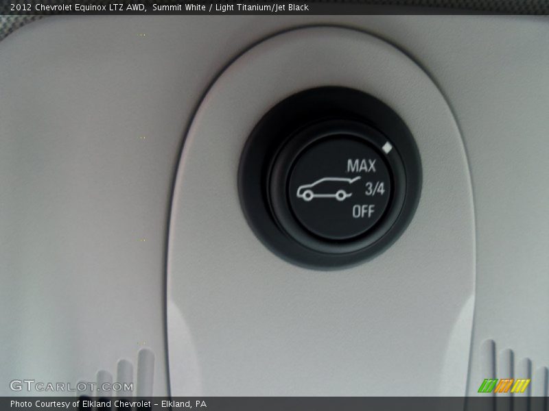 Summit White / Light Titanium/Jet Black 2012 Chevrolet Equinox LTZ AWD