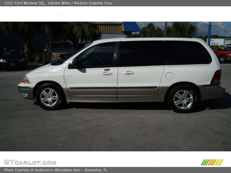 Vibrant White / Medium Graphite Grey 2002 Ford Windstar SEL
