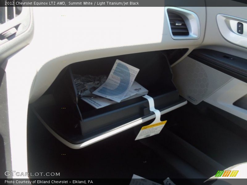 Summit White / Light Titanium/Jet Black 2012 Chevrolet Equinox LTZ AWD