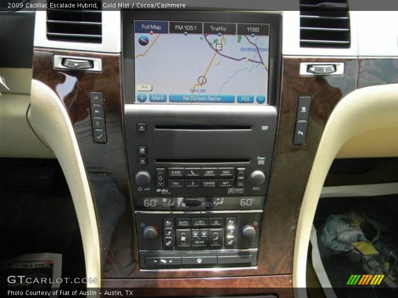 Navigation of 2009 Escalade Hybrid