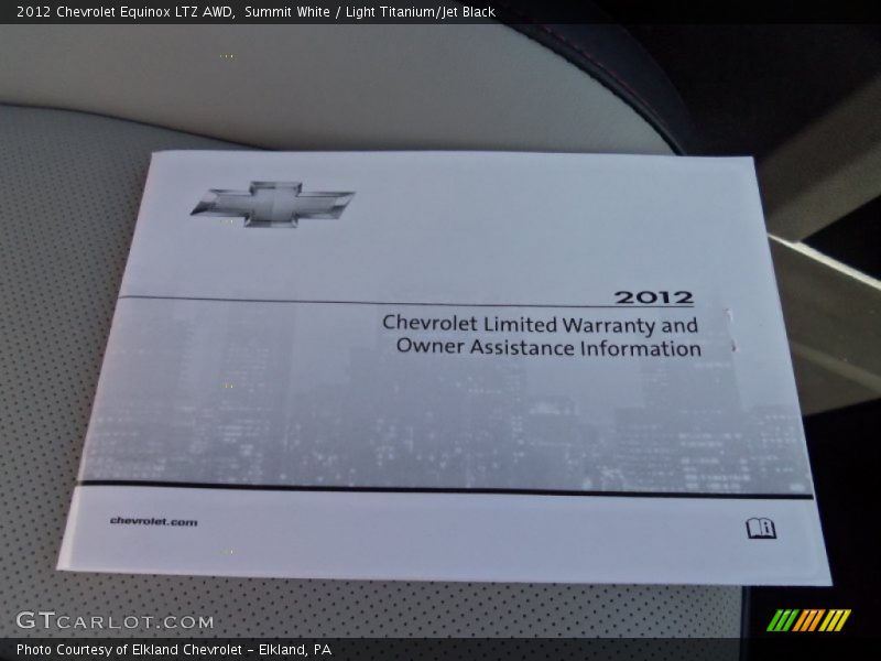Summit White / Light Titanium/Jet Black 2012 Chevrolet Equinox LTZ AWD