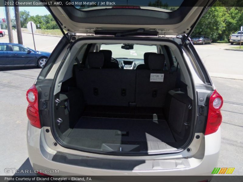 Gold Mist Metallic / Jet Black 2012 Chevrolet Equinox LT AWD