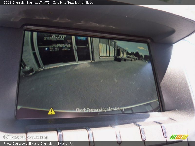Gold Mist Metallic / Jet Black 2012 Chevrolet Equinox LT AWD