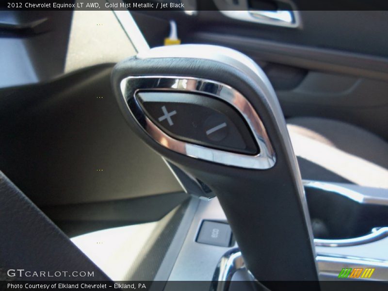 Gold Mist Metallic / Jet Black 2012 Chevrolet Equinox LT AWD