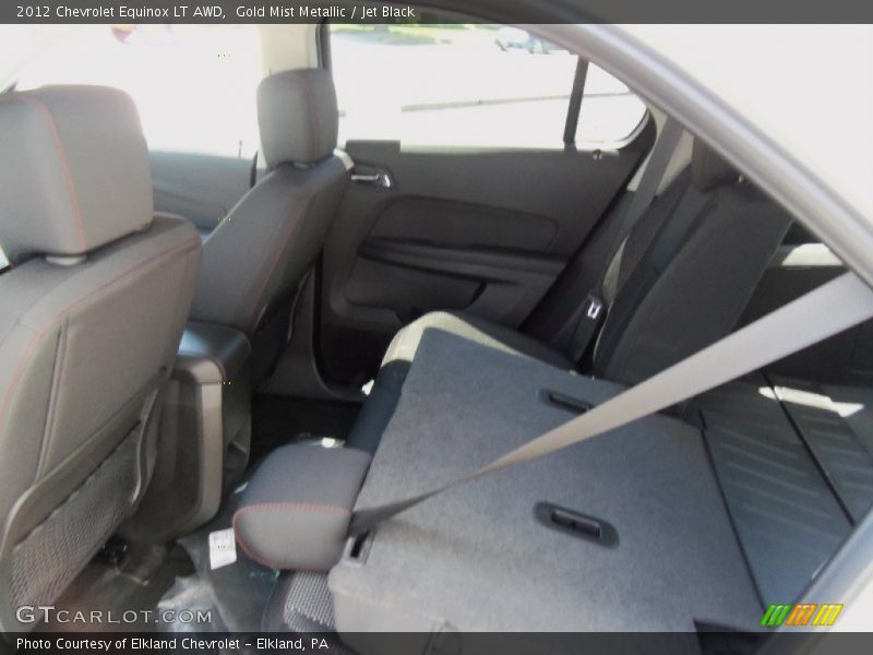 Gold Mist Metallic / Jet Black 2012 Chevrolet Equinox LT AWD