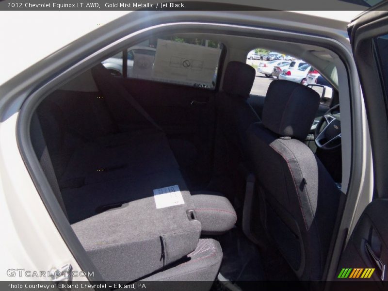 Gold Mist Metallic / Jet Black 2012 Chevrolet Equinox LT AWD