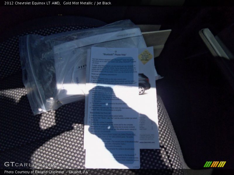 Gold Mist Metallic / Jet Black 2012 Chevrolet Equinox LT AWD