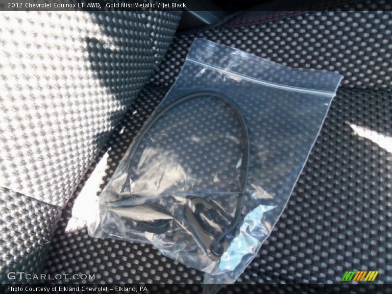 Gold Mist Metallic / Jet Black 2012 Chevrolet Equinox LT AWD