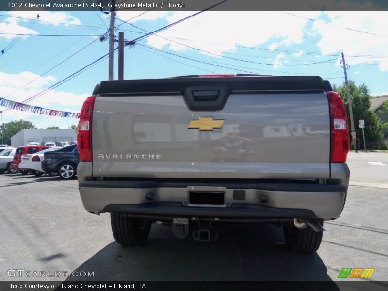 Graystone Metallic / Ebony 2012 Chevrolet Avalanche LS 4x4