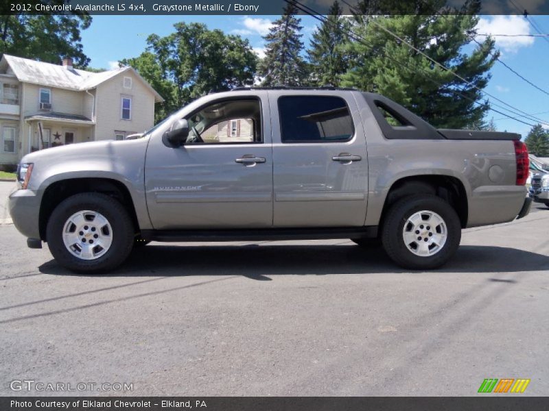 Graystone Metallic / Ebony 2012 Chevrolet Avalanche LS 4x4