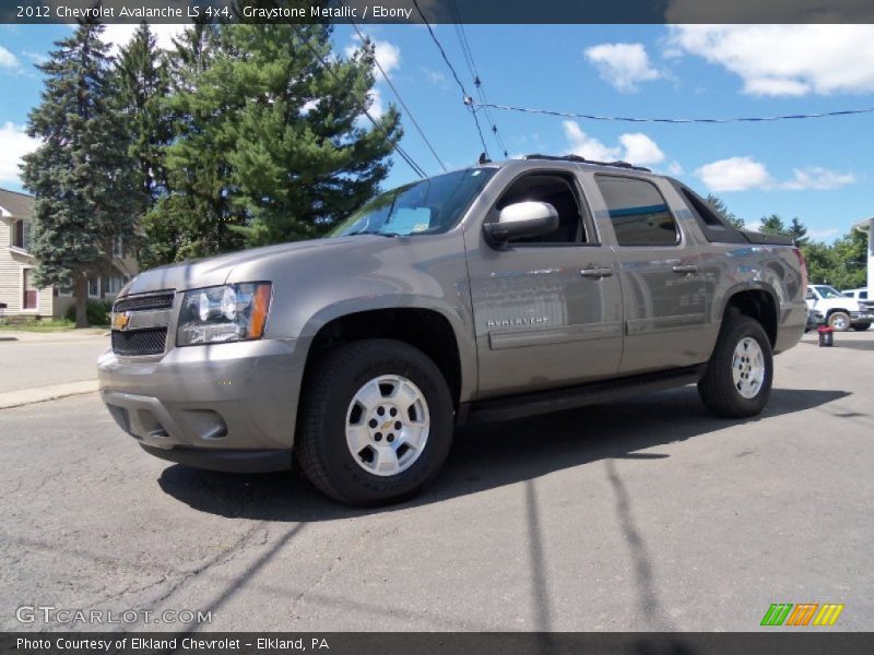 Graystone Metallic / Ebony 2012 Chevrolet Avalanche LS 4x4
