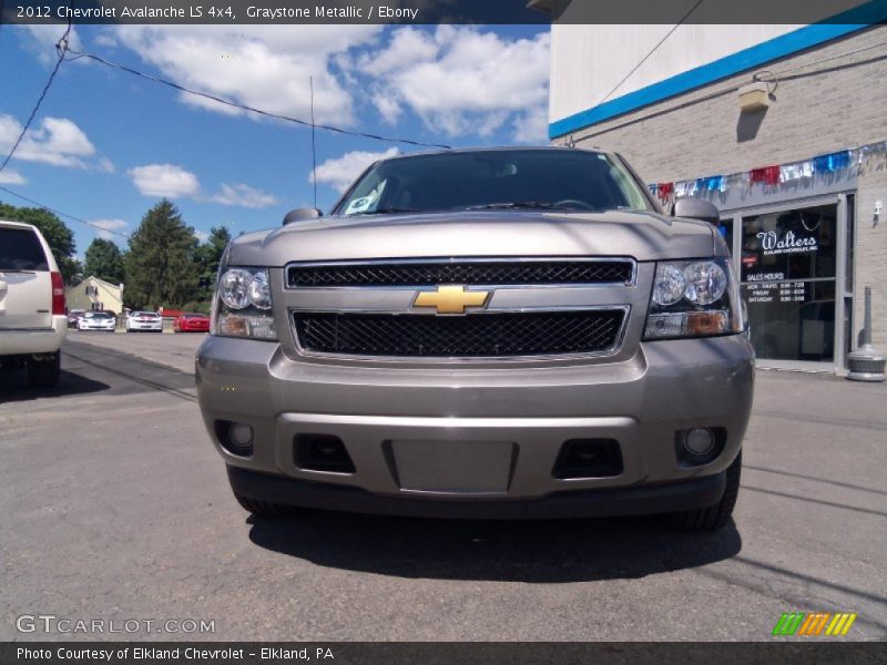 Graystone Metallic / Ebony 2012 Chevrolet Avalanche LS 4x4