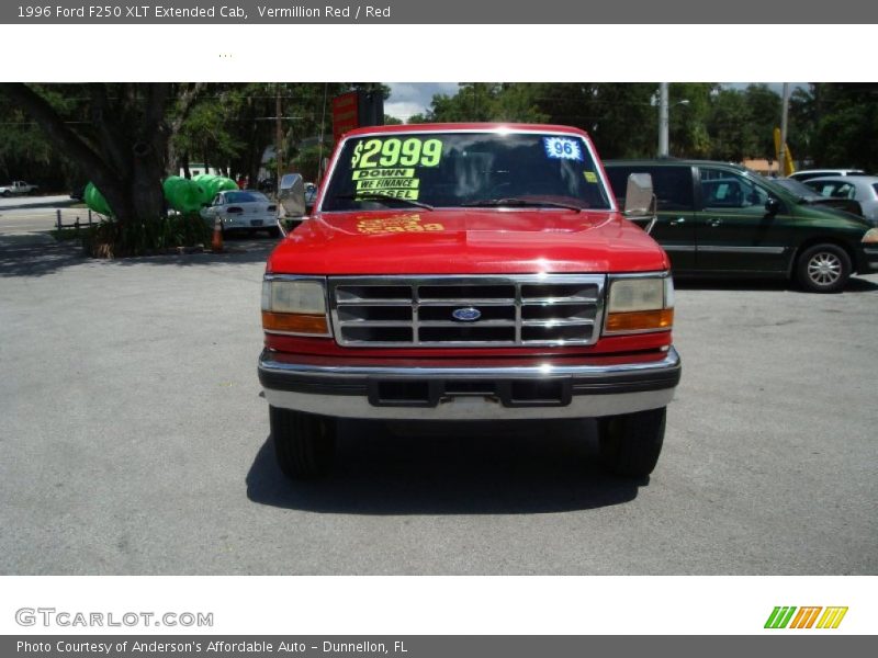  1996 F250 XLT Extended Cab Vermillion Red