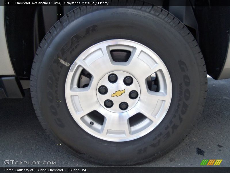 Graystone Metallic / Ebony 2012 Chevrolet Avalanche LS 4x4