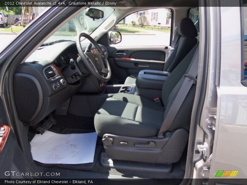 Graystone Metallic / Ebony 2012 Chevrolet Avalanche LS 4x4
