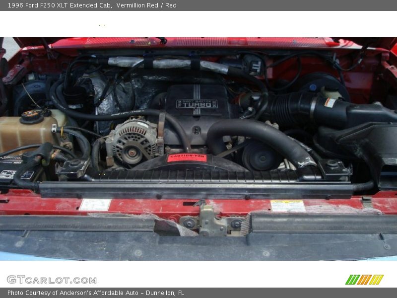  1996 F250 XLT Extended Cab Engine - 7.3 Liter OHV 16-Valve Turbo-Diesel V8