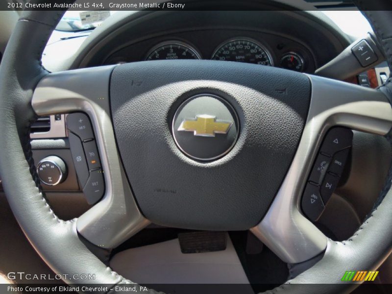 Graystone Metallic / Ebony 2012 Chevrolet Avalanche LS 4x4