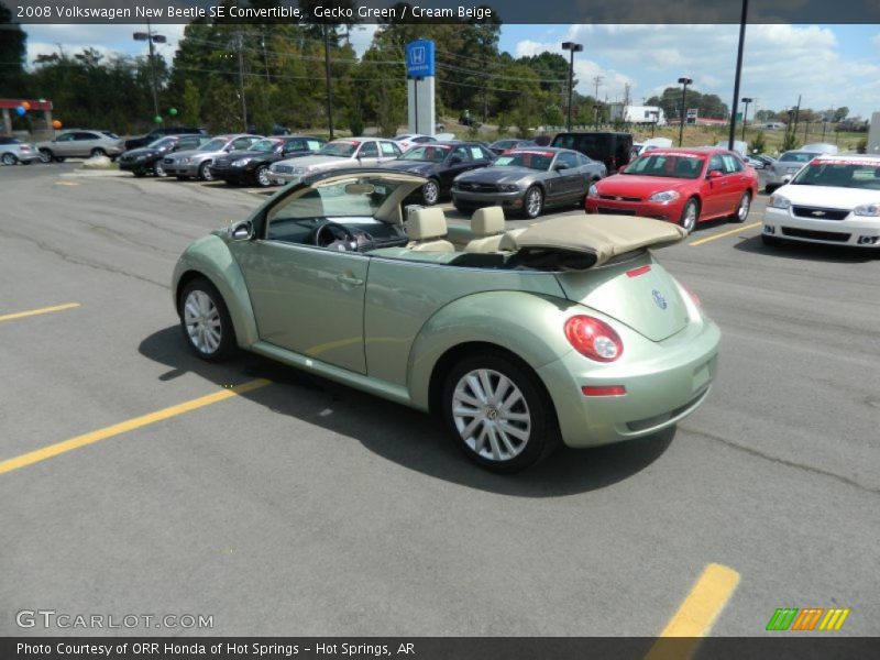Gecko Green / Cream Beige 2008 Volkswagen New Beetle SE Convertible