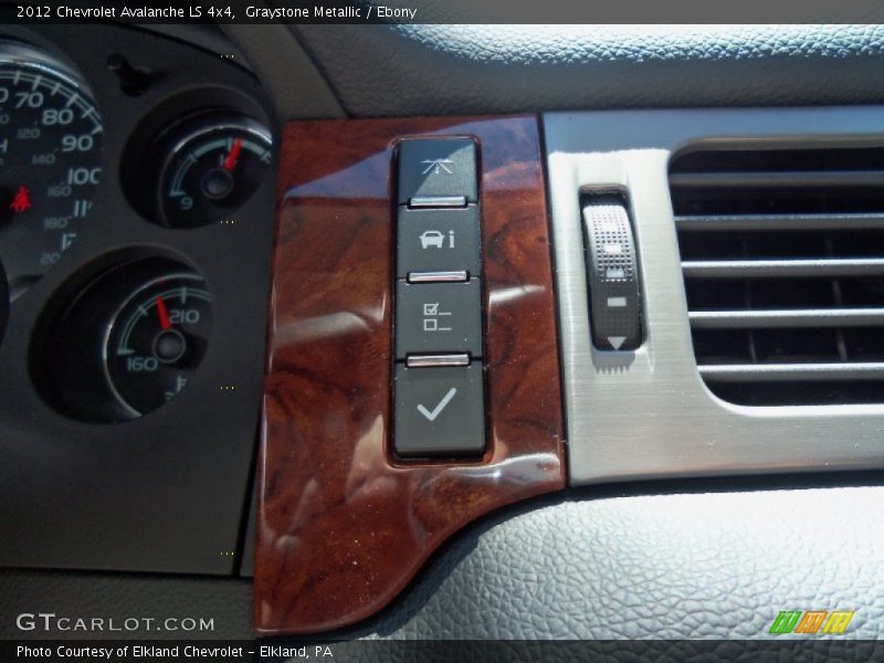 Graystone Metallic / Ebony 2012 Chevrolet Avalanche LS 4x4