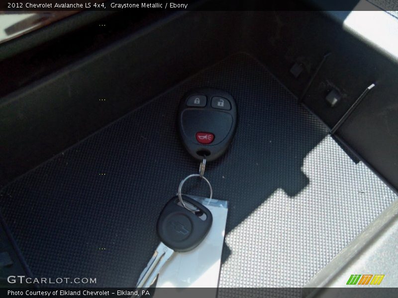Graystone Metallic / Ebony 2012 Chevrolet Avalanche LS 4x4