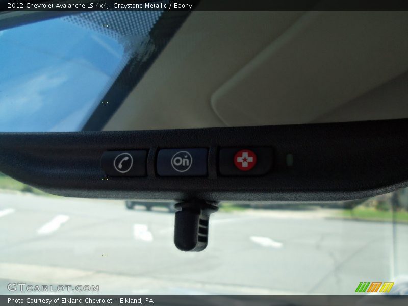 Graystone Metallic / Ebony 2012 Chevrolet Avalanche LS 4x4